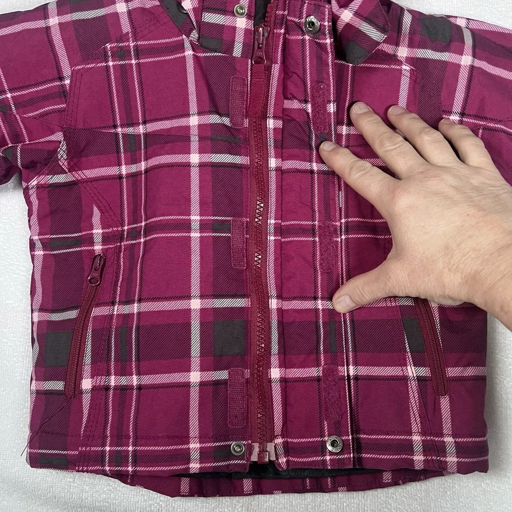 Helly Hansen Toddler Snowboard Ski Jacket Size 86/1 year‎ Pink Plaid Kids
